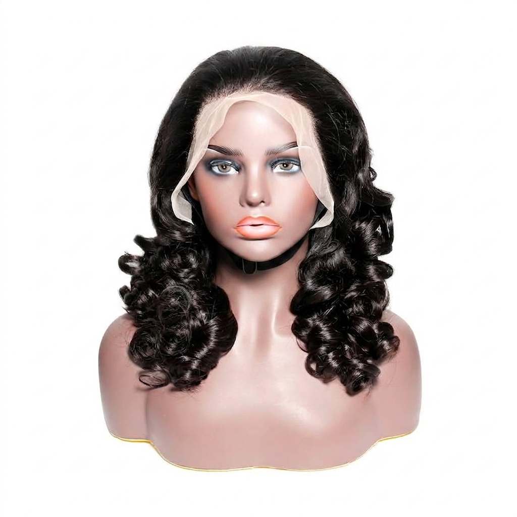 Stema Double Drawn Full 13x4 Transparent Lace Big Frontal Virgin Hair Wig 250% Density